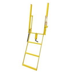 Double Handle Wide 3 Step Adjustable Stake Rolson Ladder